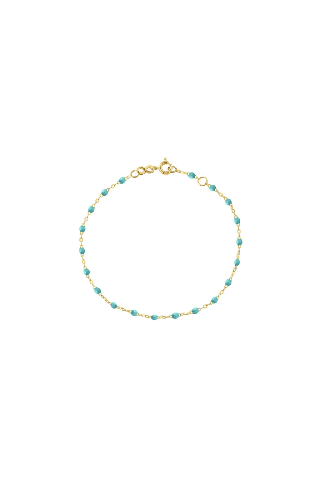 Classic Gigi Yellow Gold 6'7" Bracelet - Turq