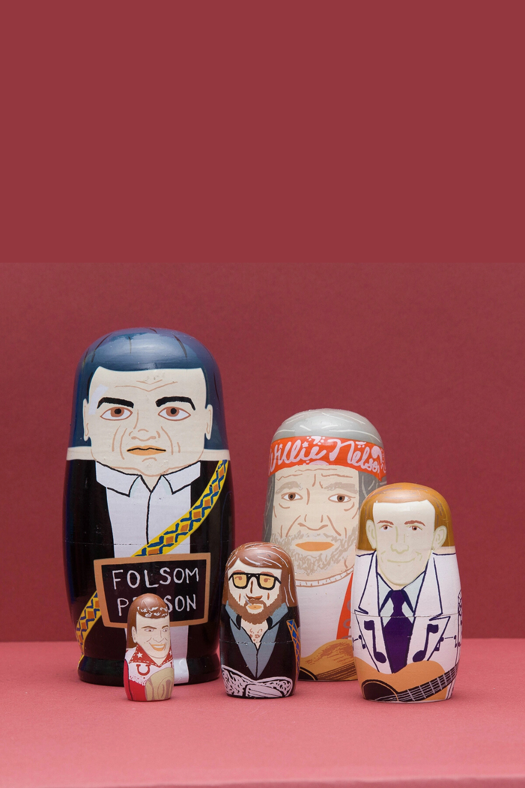 Men of Country Wooden Nesting Doll Set