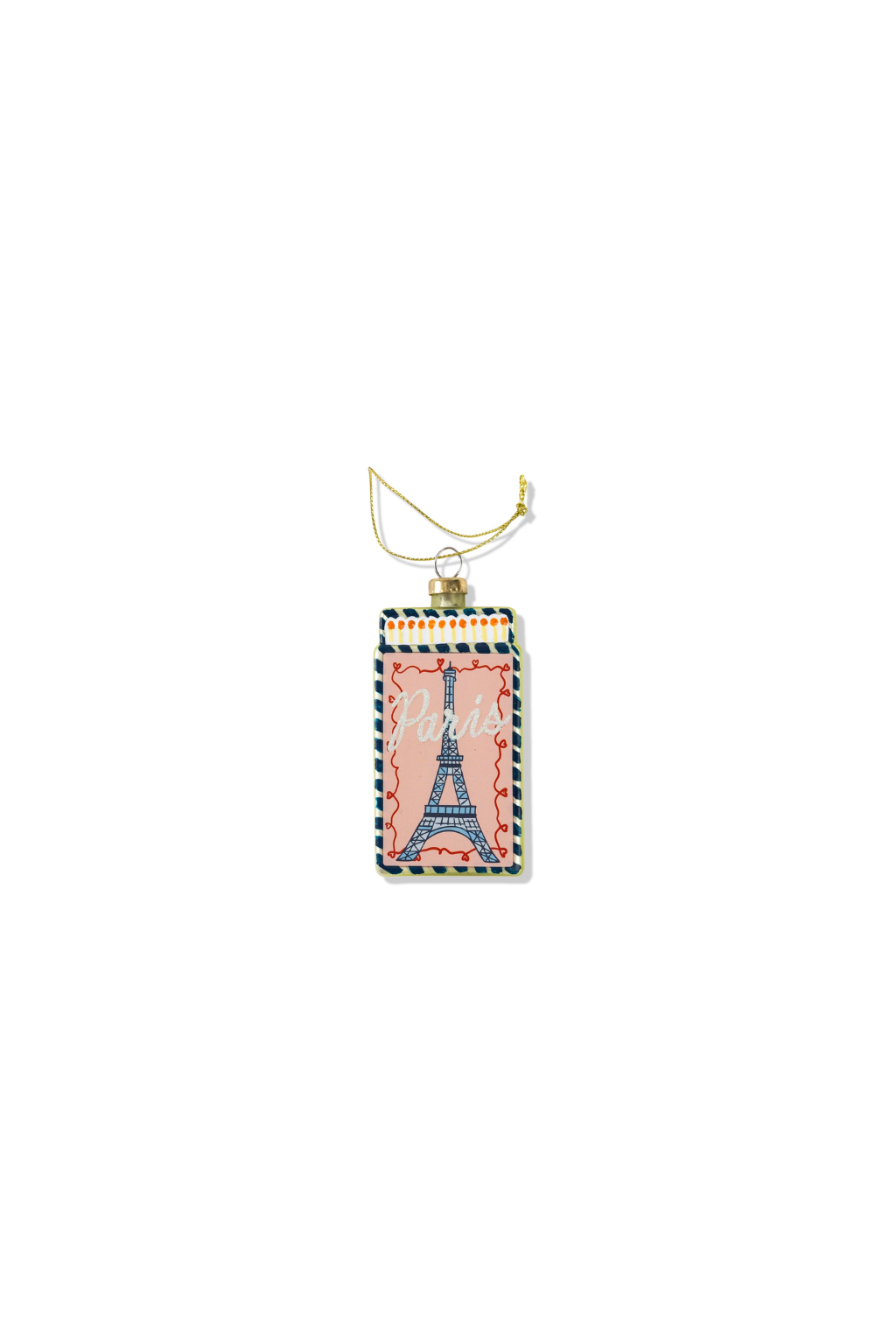 Paris Matchbook Ornament
