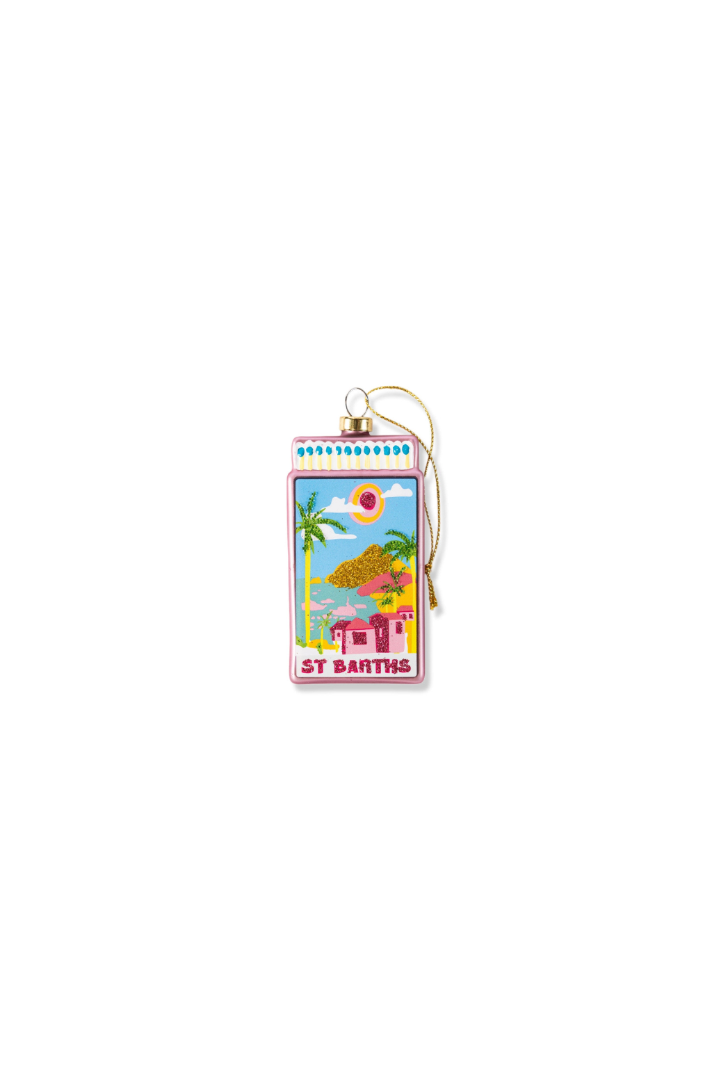 St Barth Matchbook Ornament