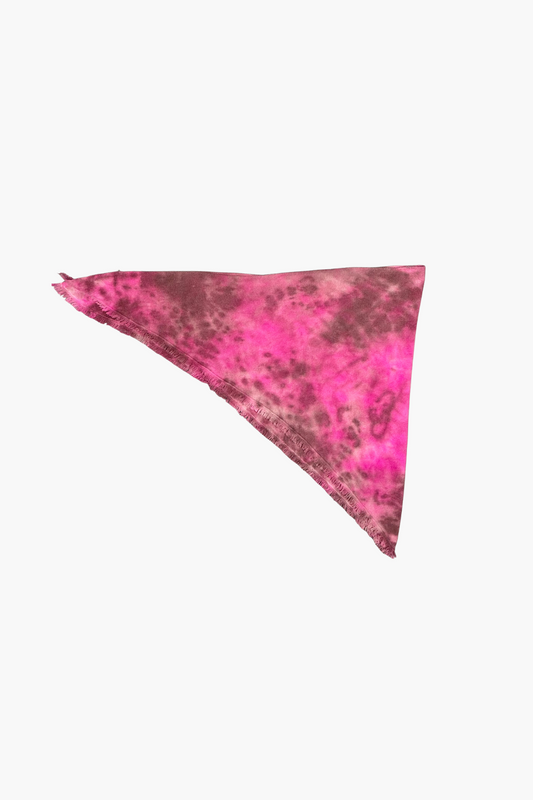 Rosalie Wool Fringe Triangle Scarf