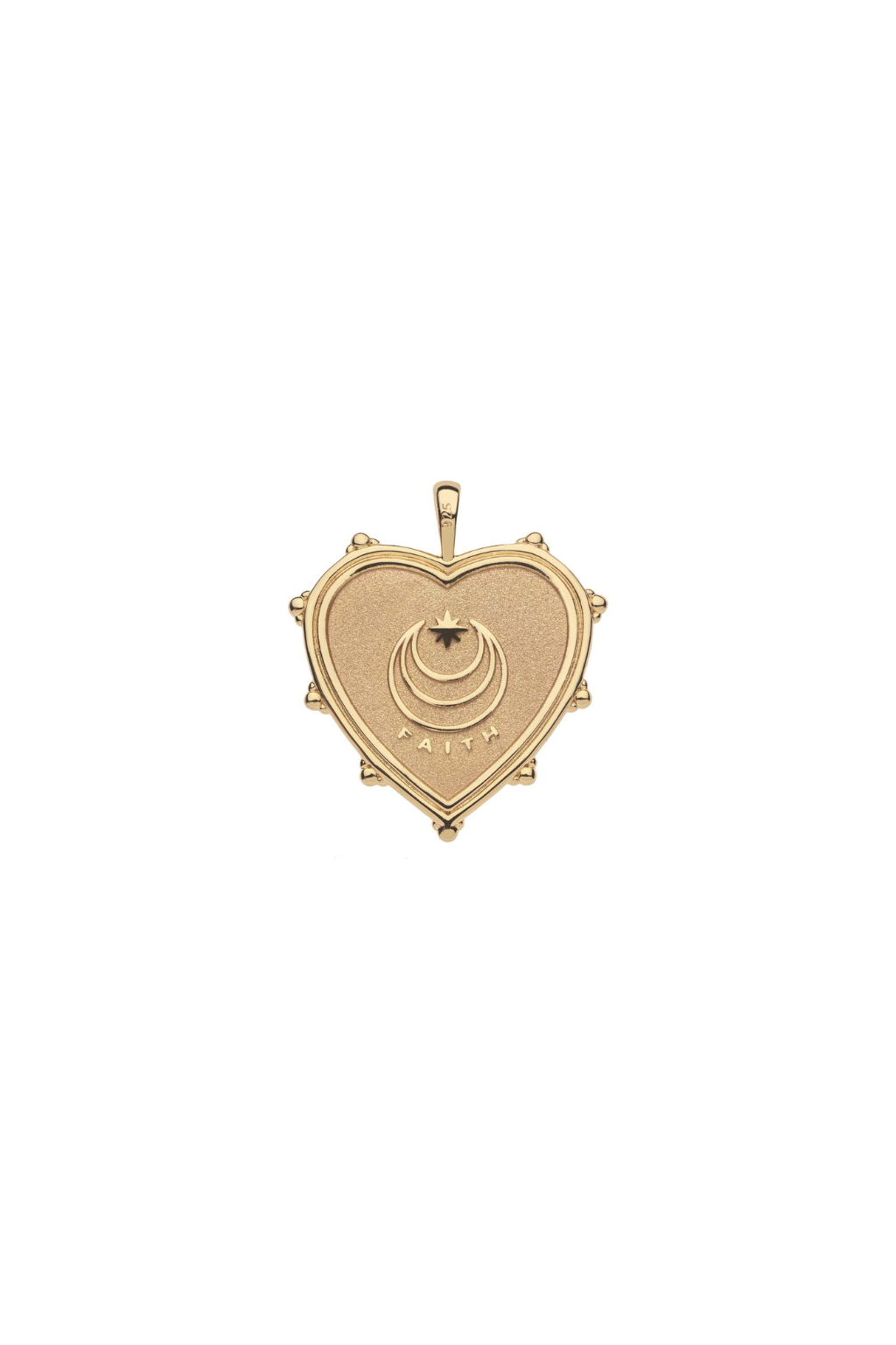 FAITH JW Heart Pendant Necklace