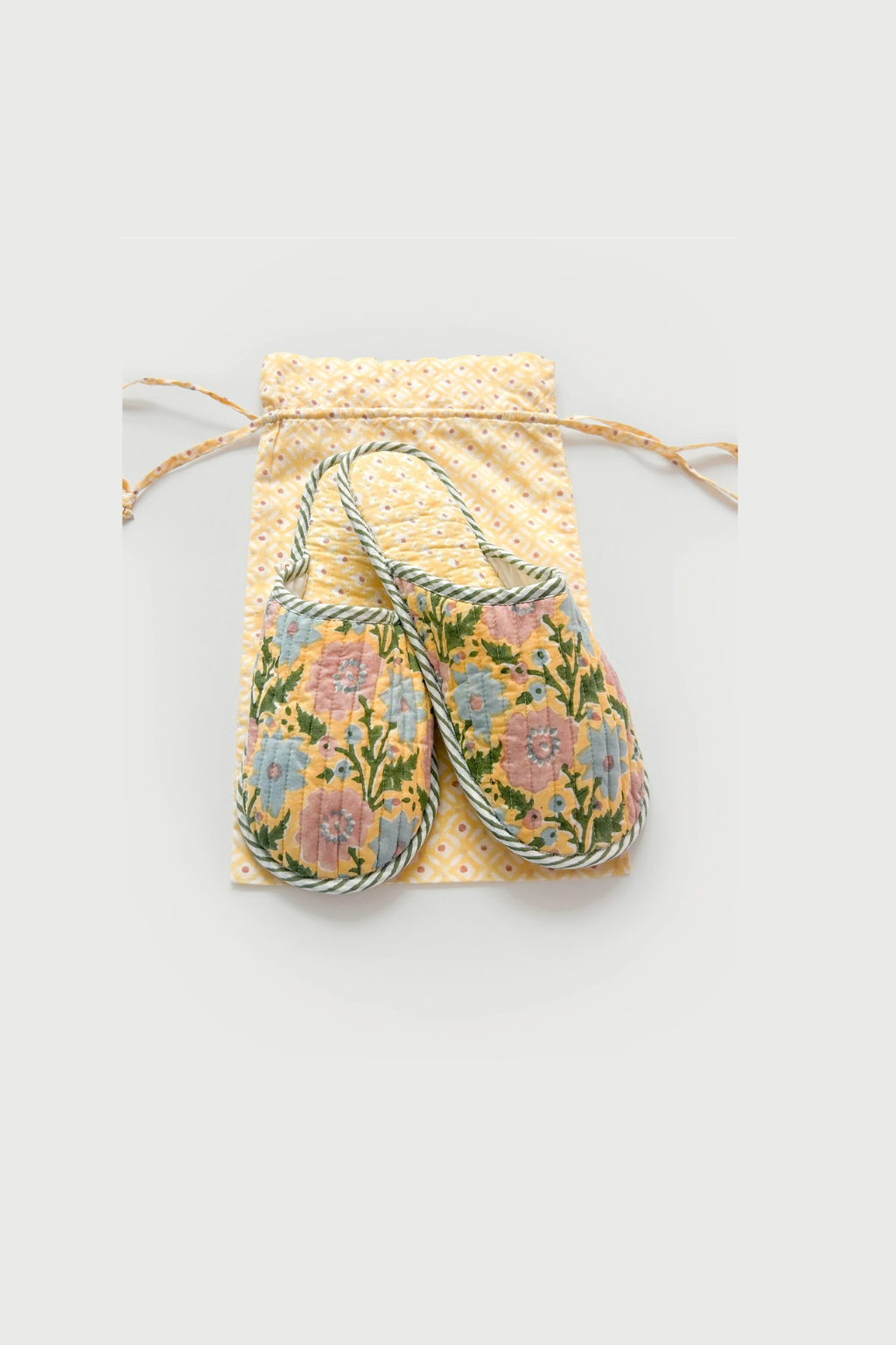 Block Print House Slippers