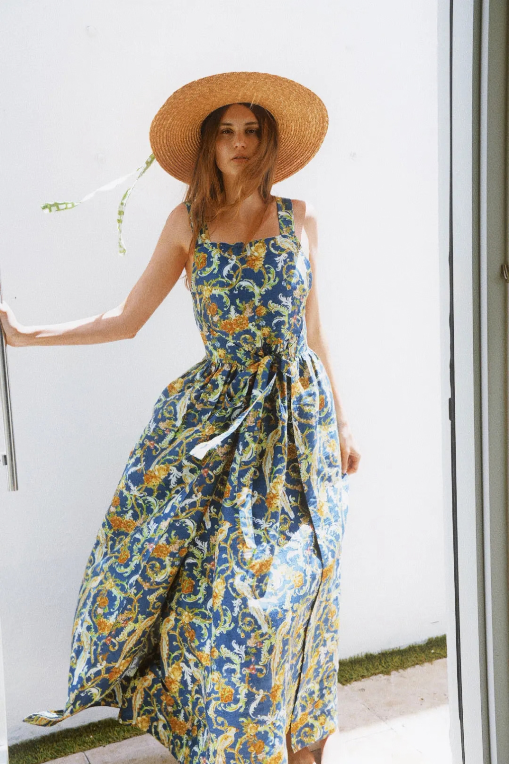 Pinafore Maxi Dress