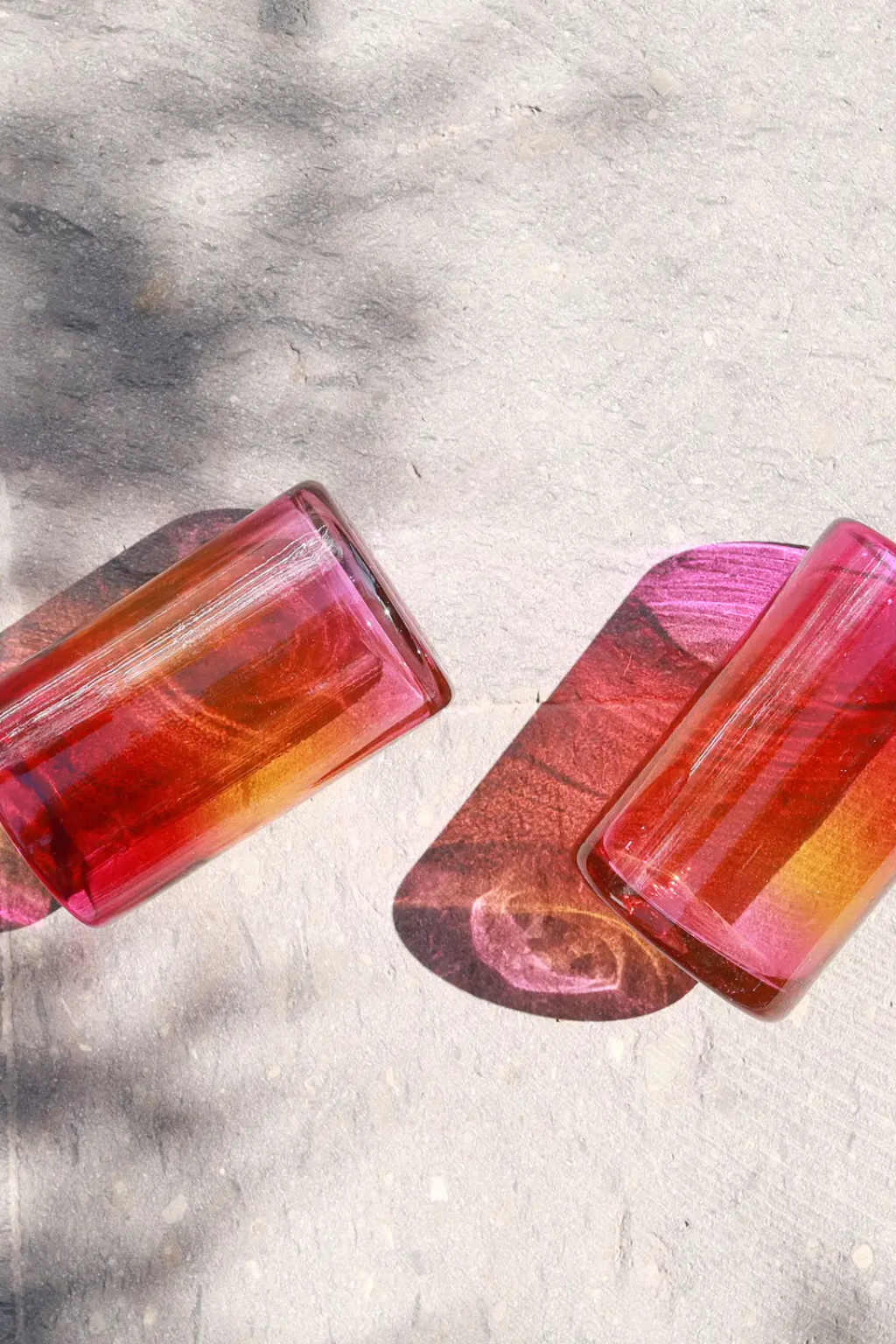 Arco- Hand Blown Glass High Ball - Set of Two