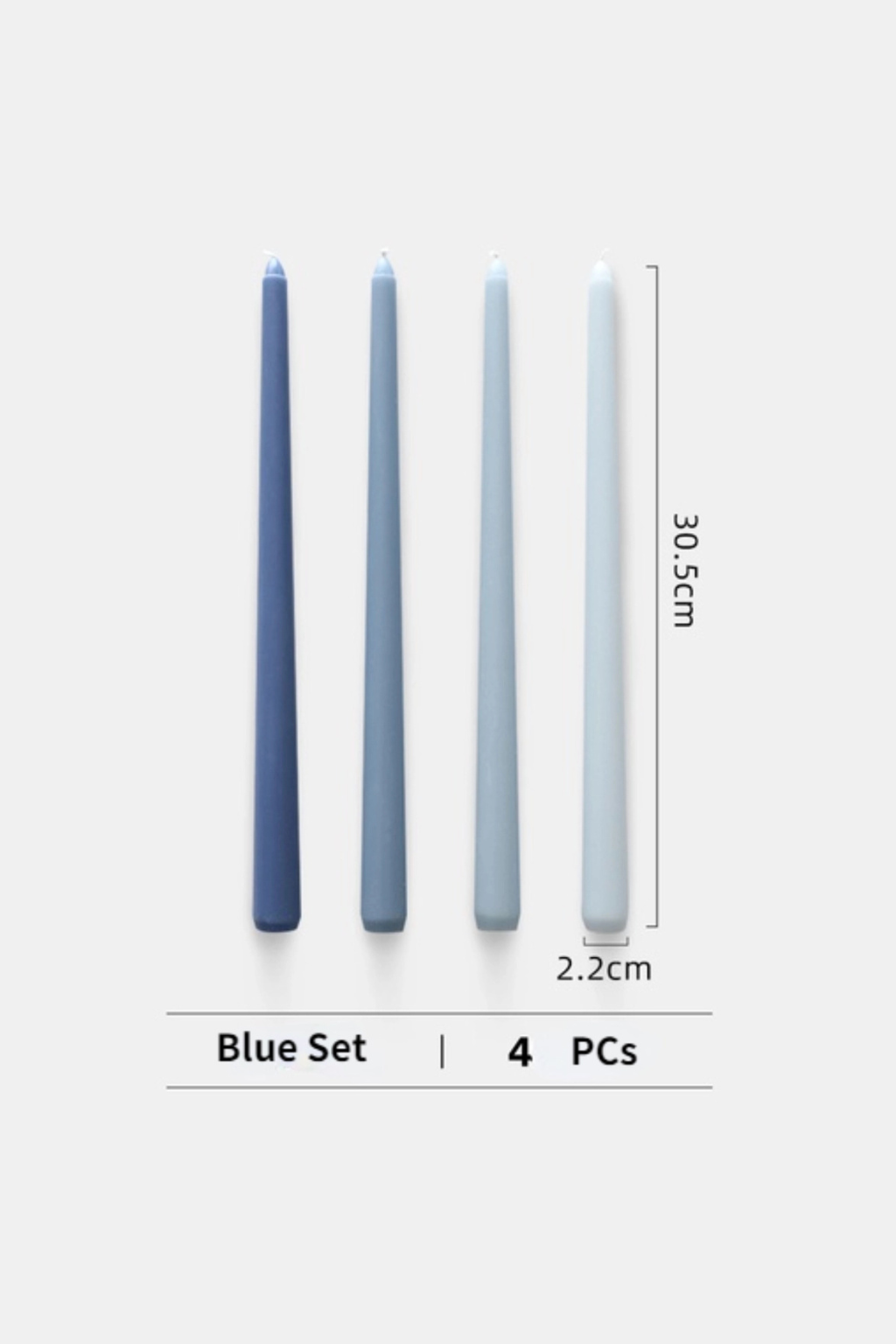 Unscented Taper Candle Set