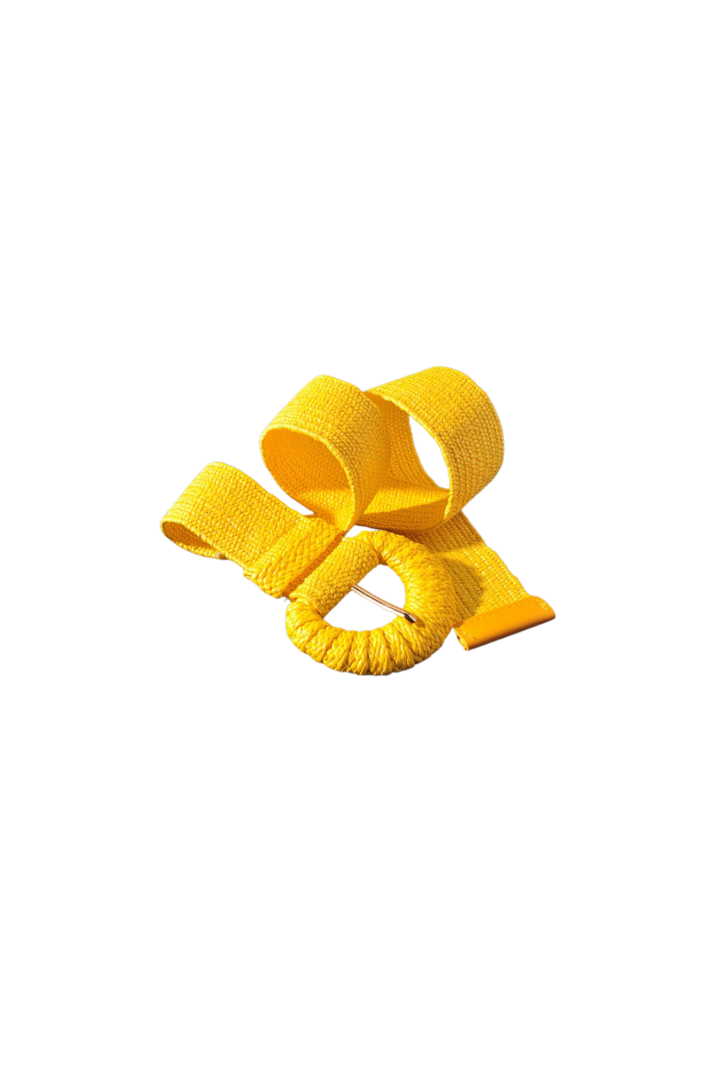 Wrapped Halfmoon Elastic Straw Belt