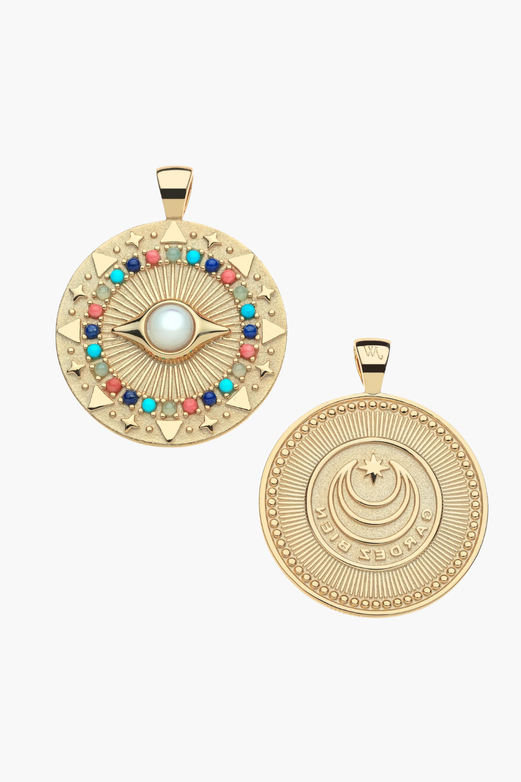 PROTECT Gleaming Eye Pendant in Sorbet