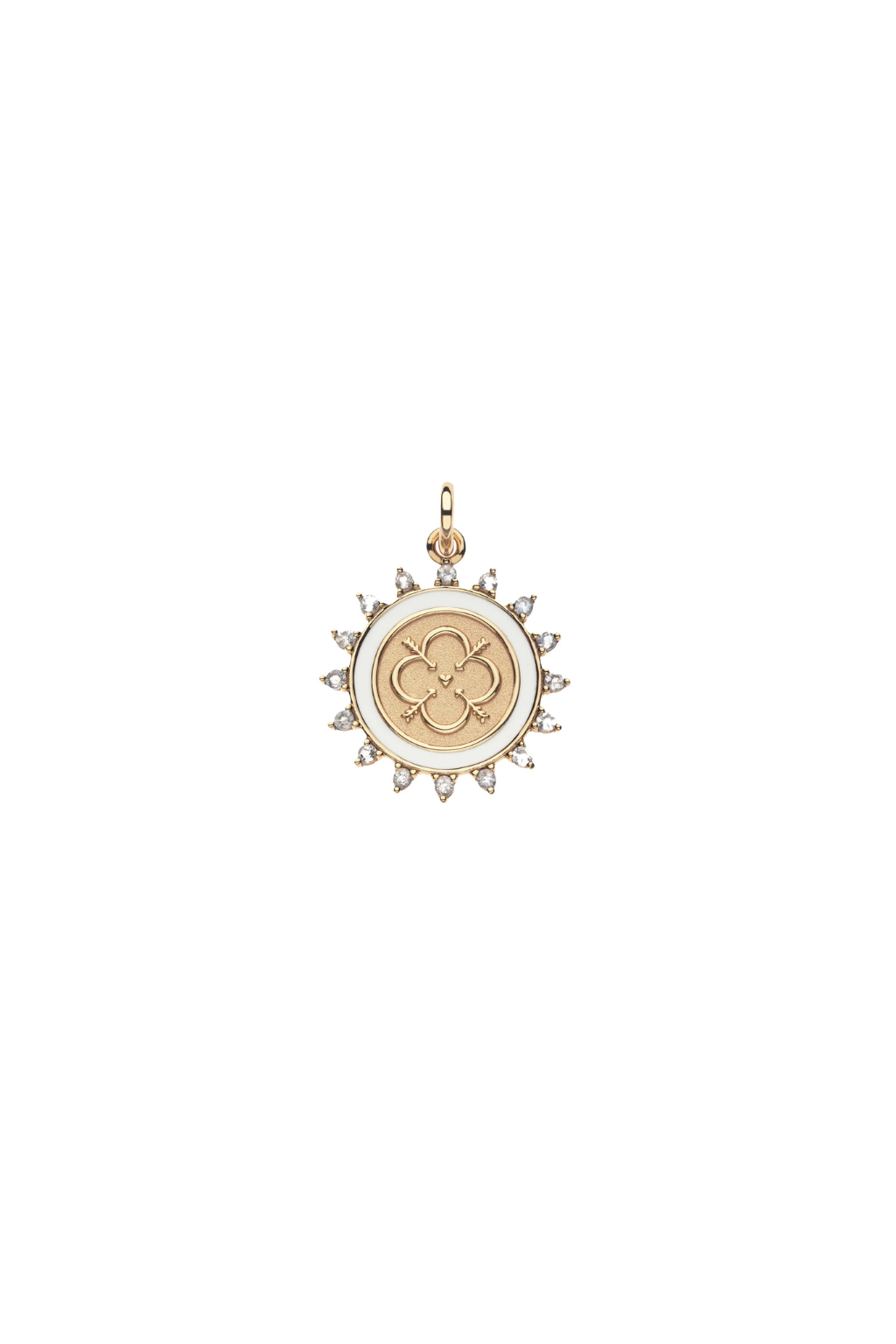 LOVE Petite Embellished Coin Necklace