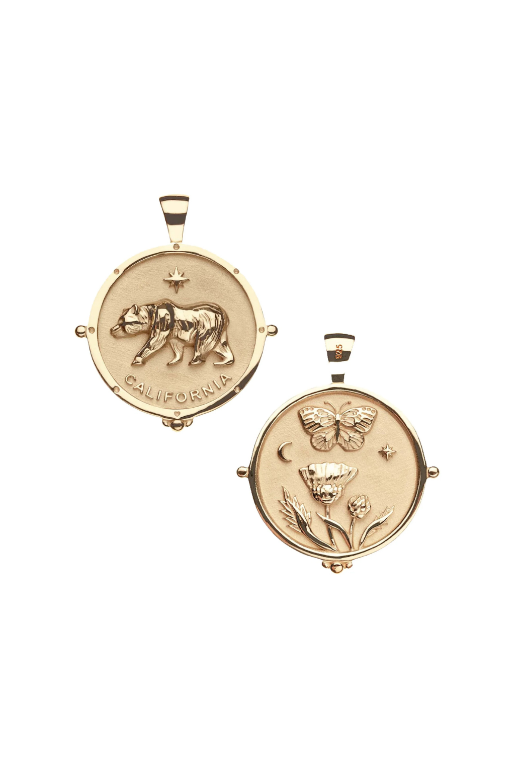 CALIFORNIA JW Original Pendant Coin Necklace