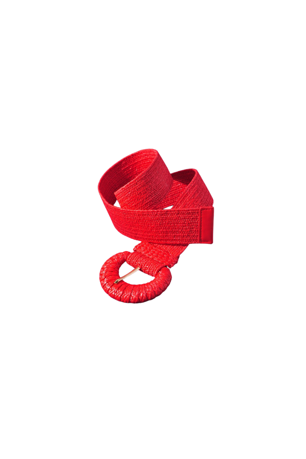 Wrapped Halfmoon Elastic Straw Belt