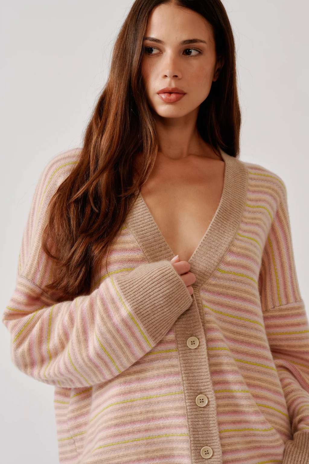 Sia Relaxed Button Up Cardigan
