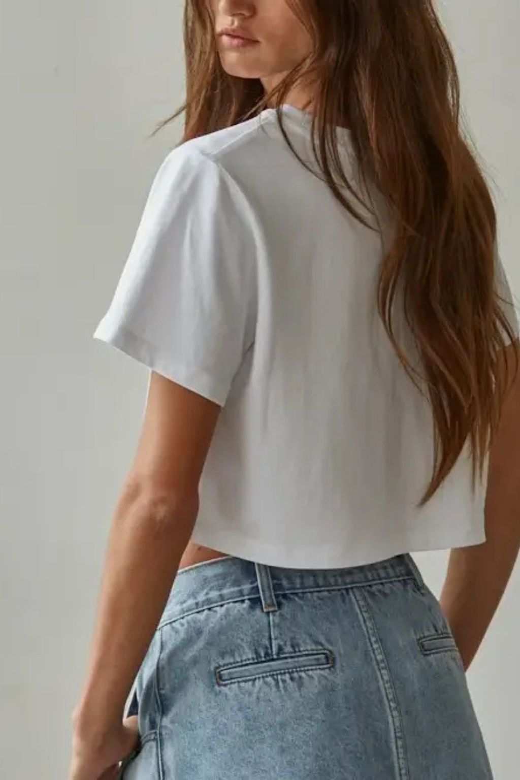 Short Sleeve Cropped Tee
