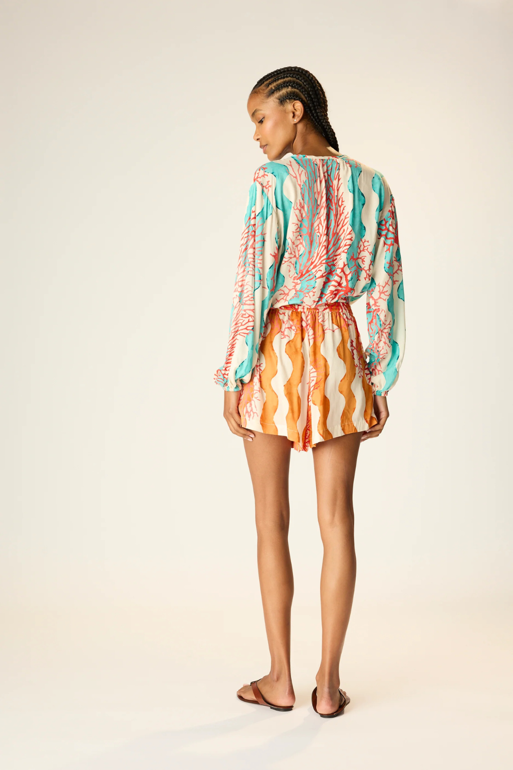 Rayon Print Jasper Short