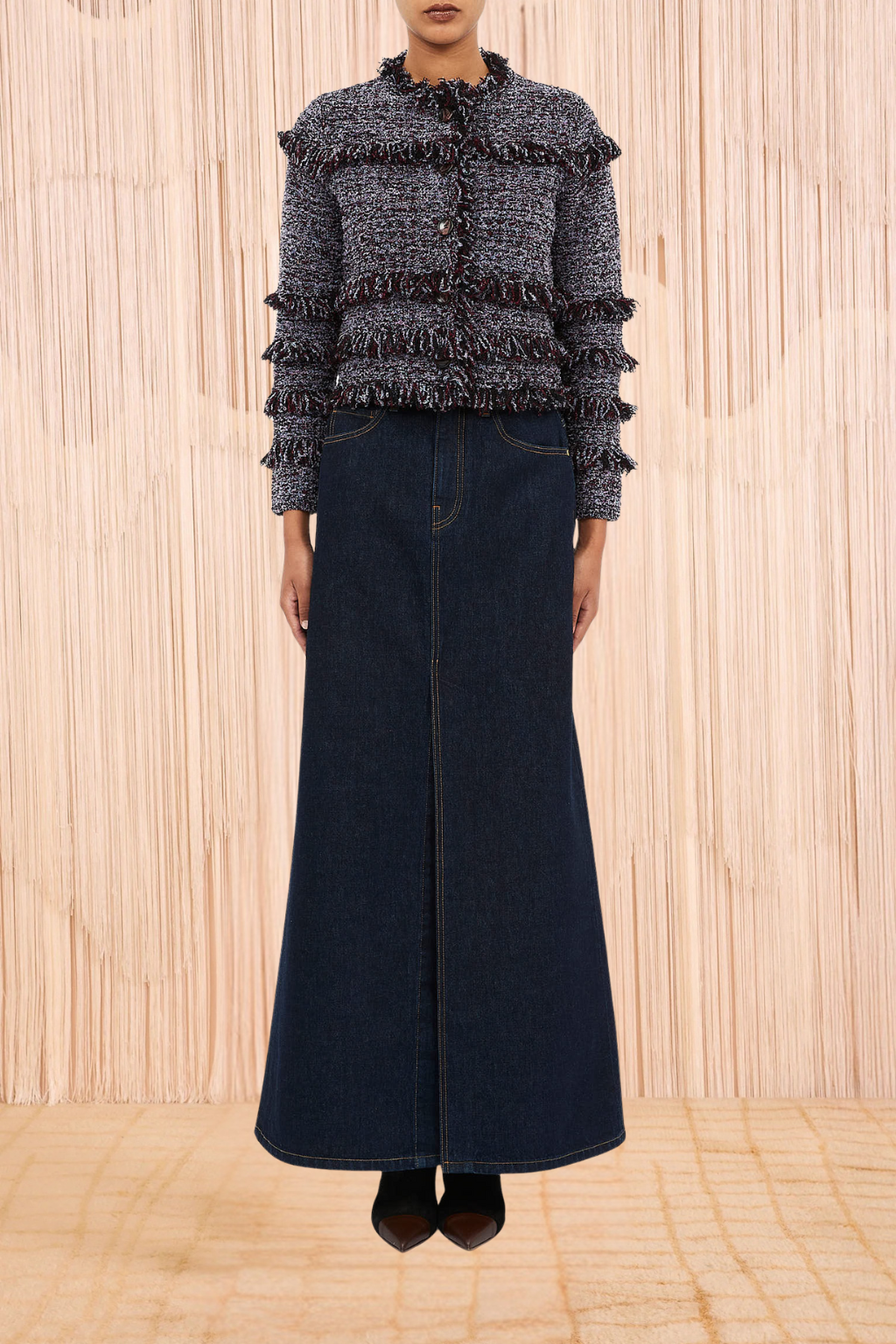 Gita Knit Tweed Jacket