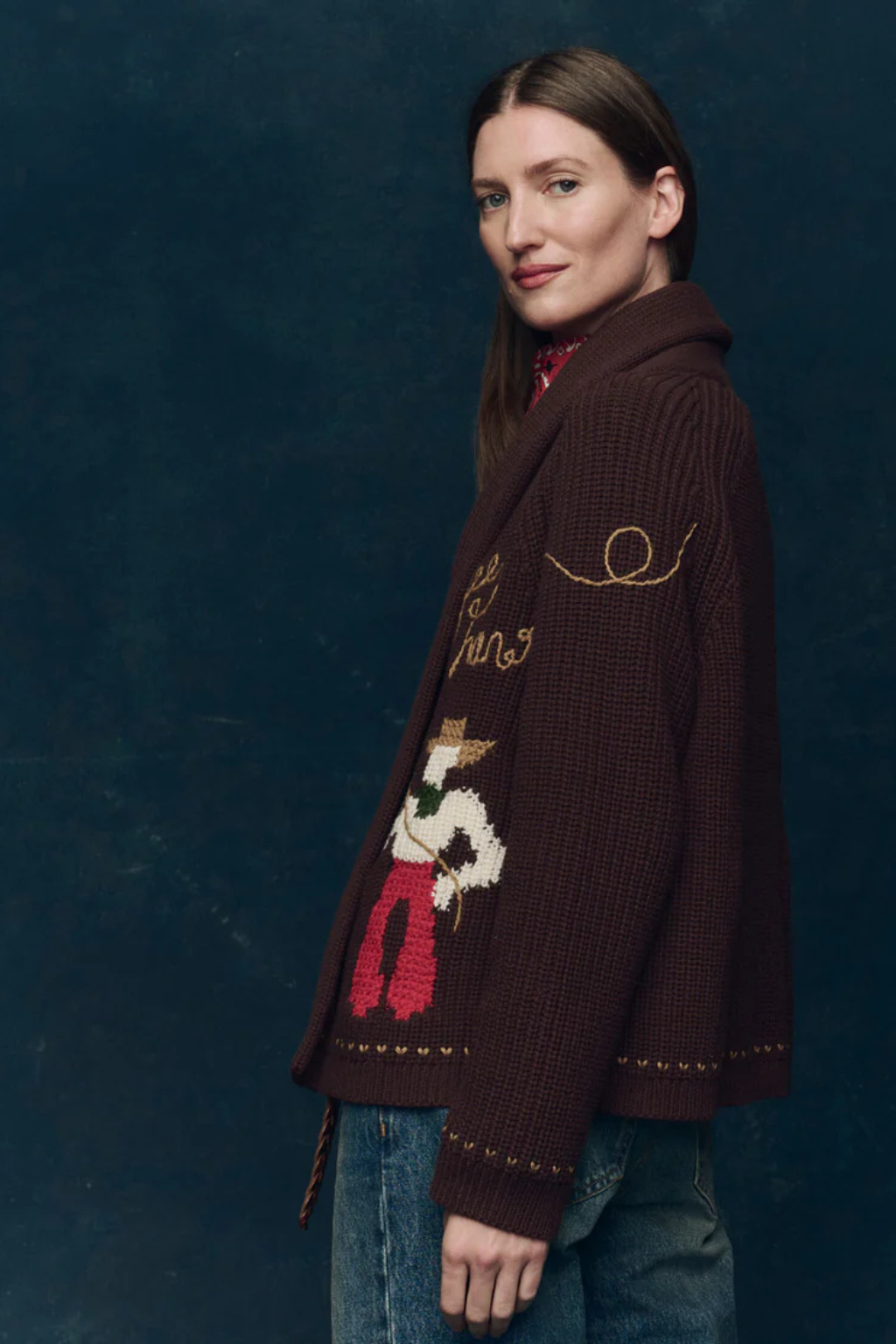 The Lasso Lodge Cardigan.