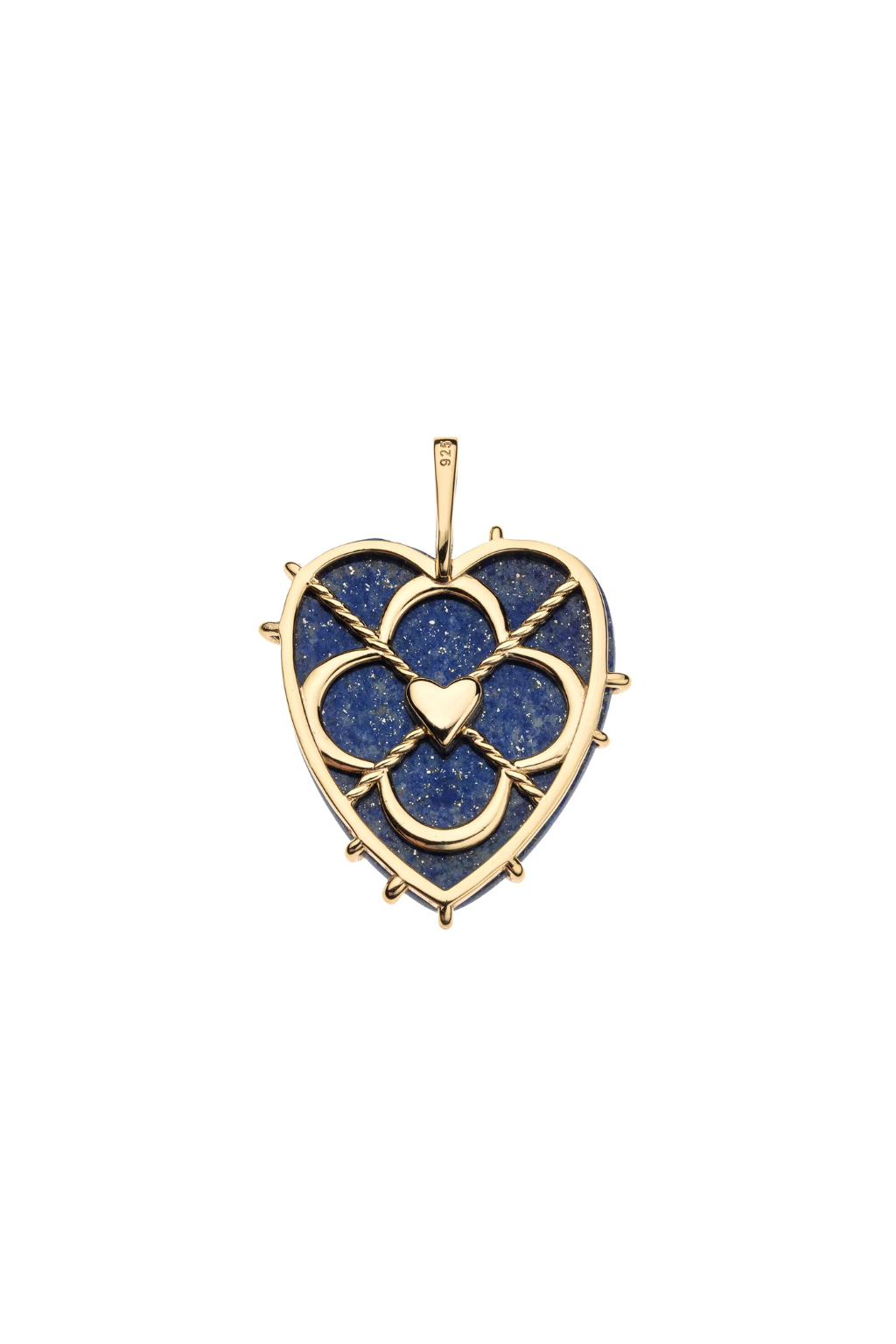 LOVE Carry Your Heart Lapis Pendant Necklace - TRAY SHOW
