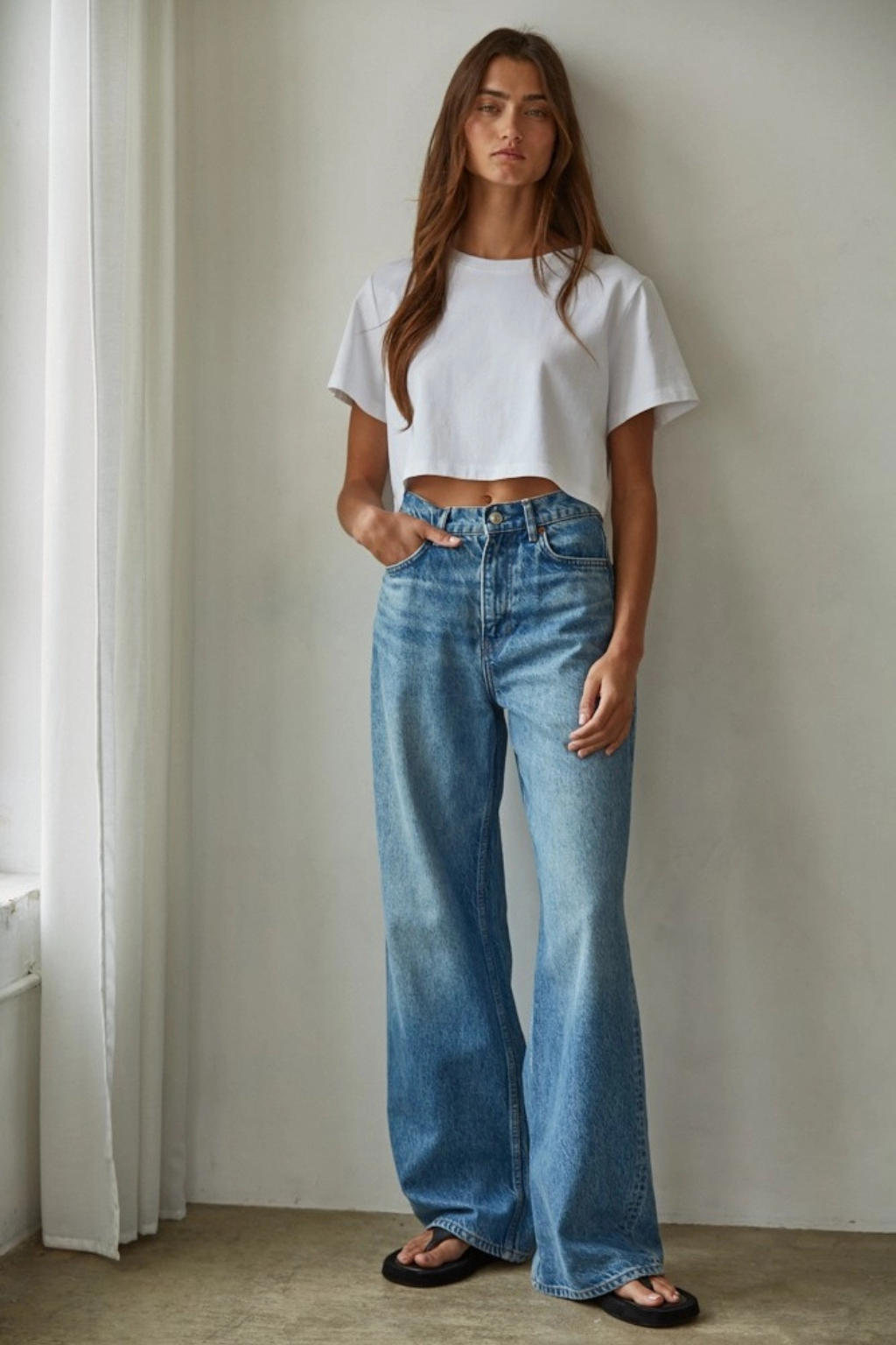 Short Sleeve Cropped Tee