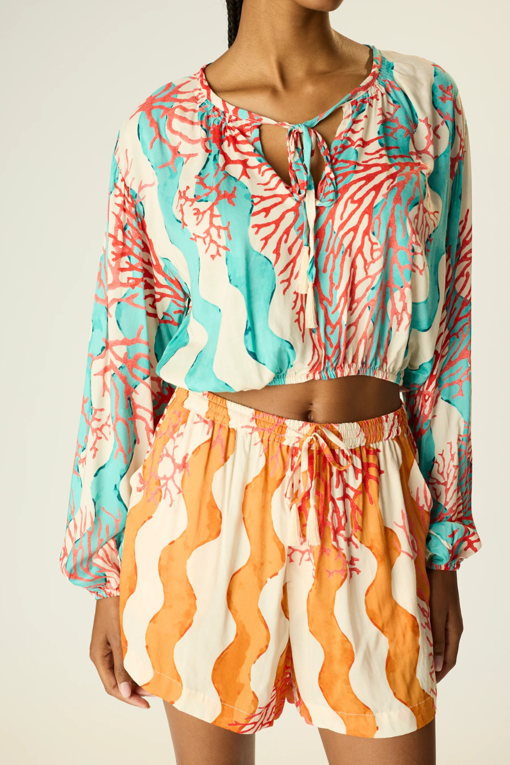 Rayon Print Jasper Short