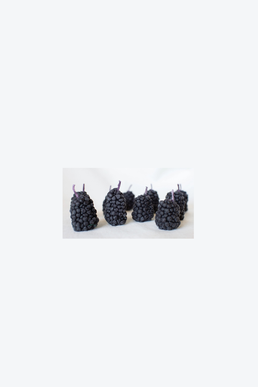 Beeswax Blackberry Birthday Candles: 5