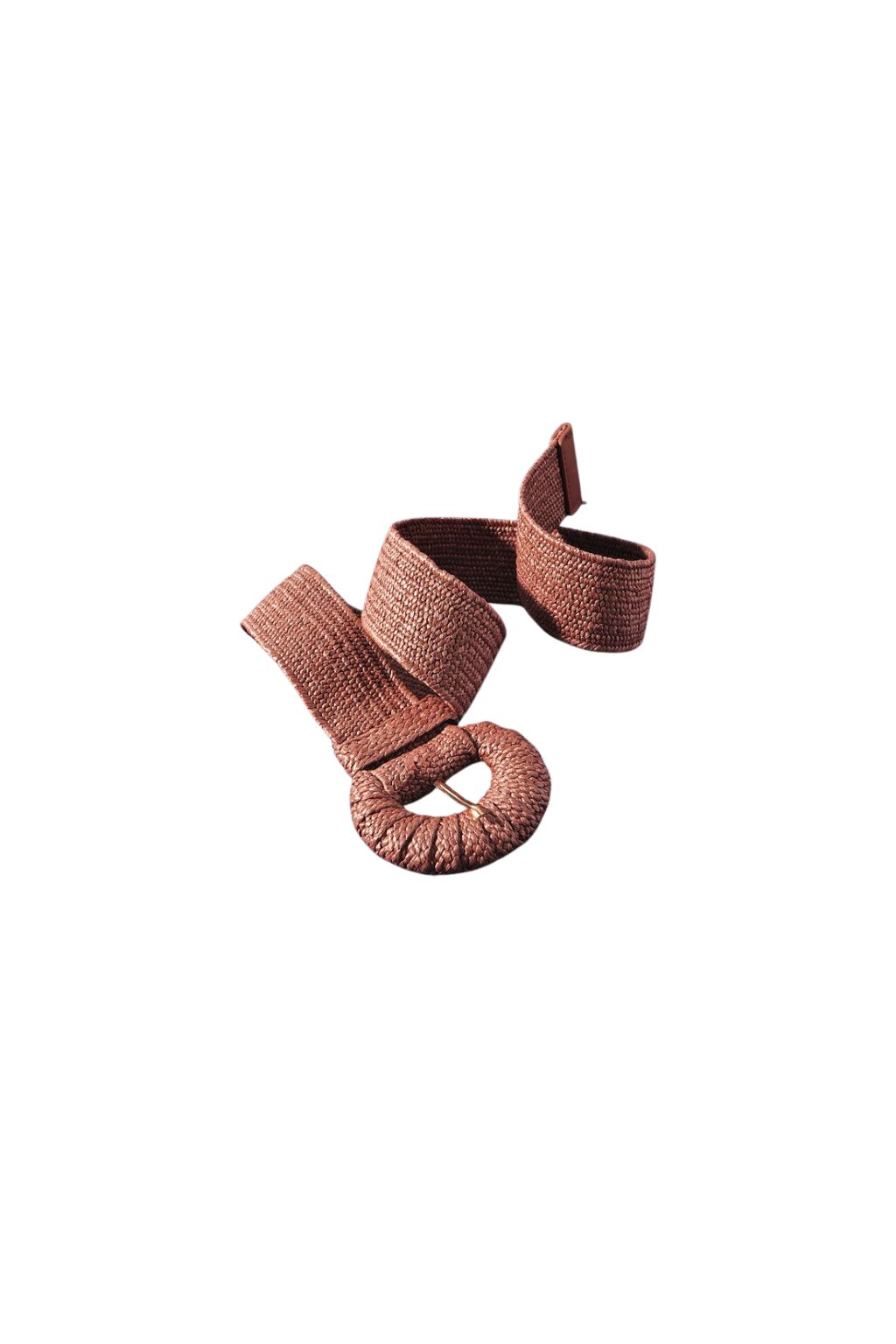 Wrapped Halfmoon Elastic Straw Belt