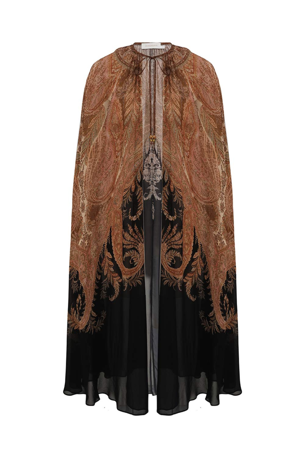 Hypnotic Caped Maxi Dress