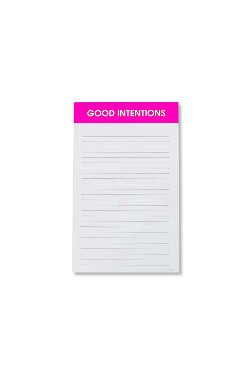 Good Intentions Notepad