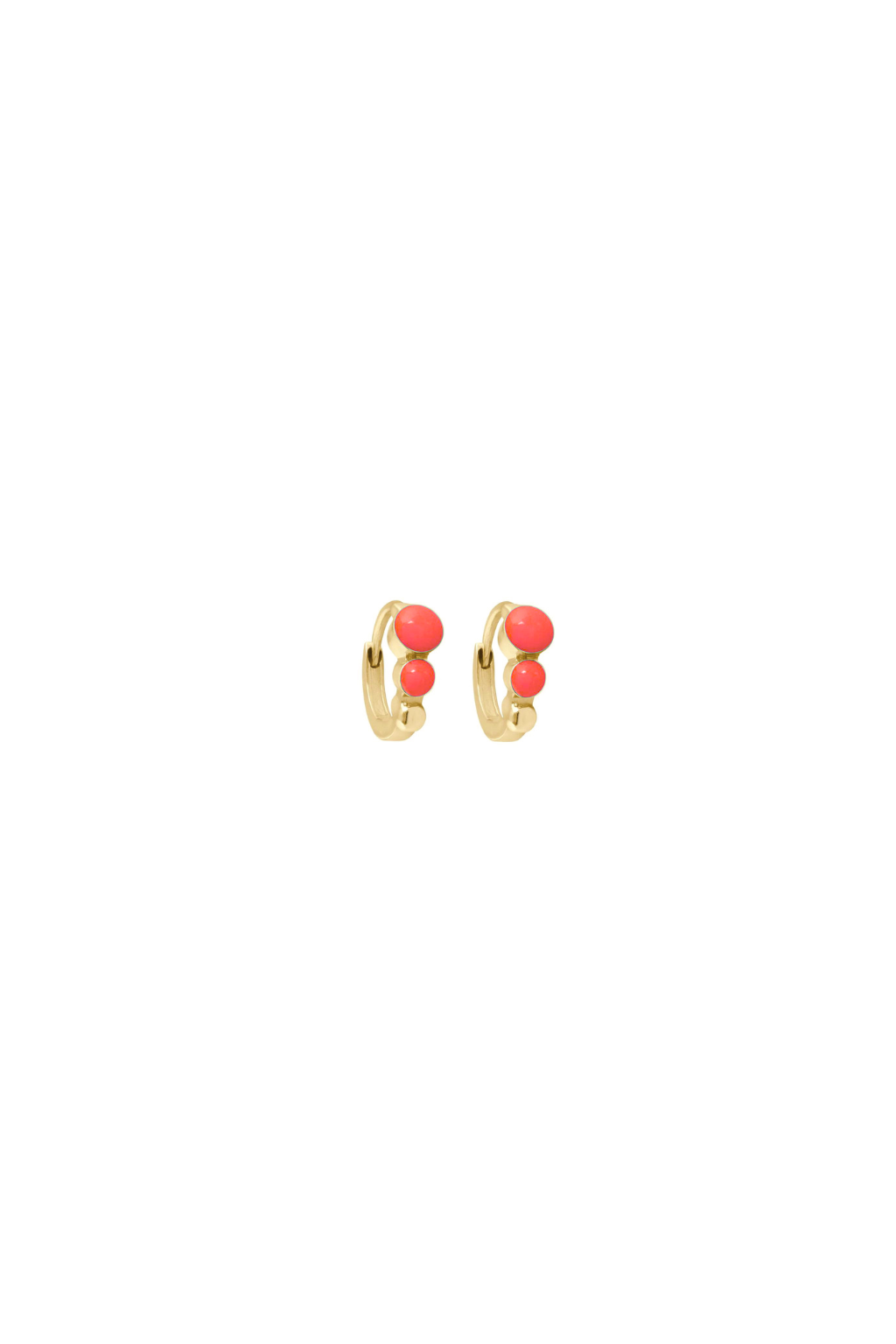 Classic Gigi Hoops Yellow Gold - Poppy
