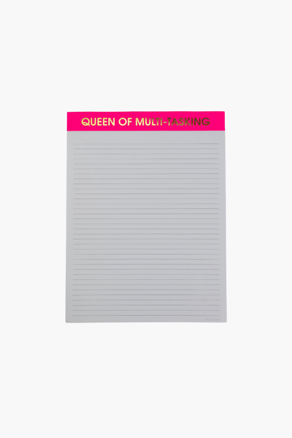 Queen of Multitasking - Large Memo Lined Notepad