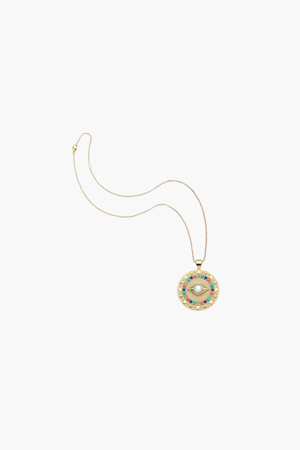 PROTECT Gleaming Eye Pendant in Sorbet