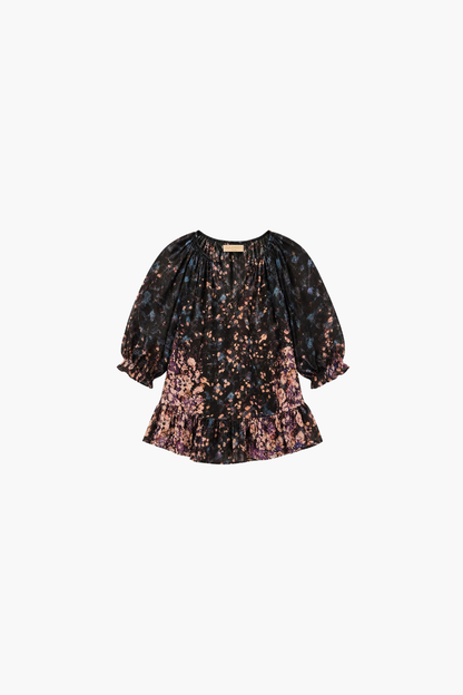 Elise Short Sleeve Silk Blouse
