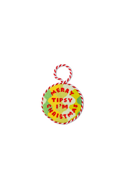 Merry Tipsy Needlepoint Ornament