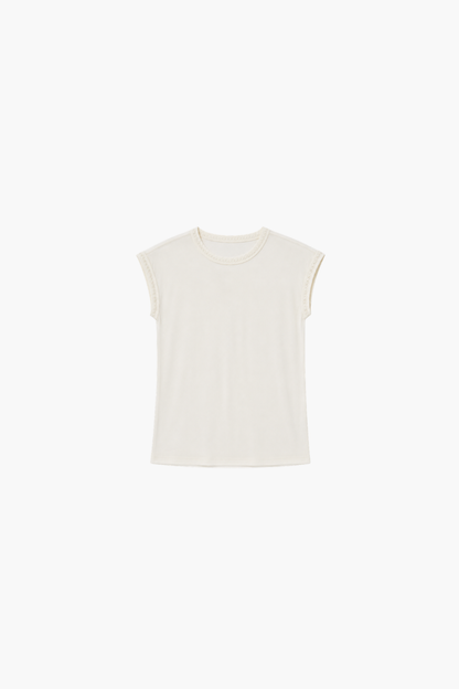 Sleeveless Tulle Tee