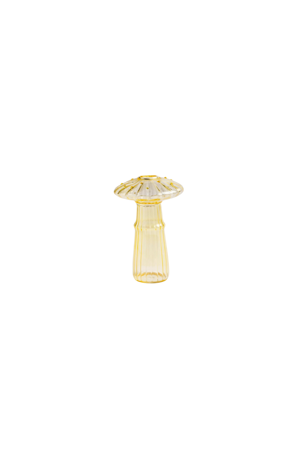 Mini Glass Mushroom Bud Vase