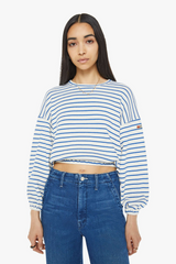 The Long Sleeve Swipe Crop