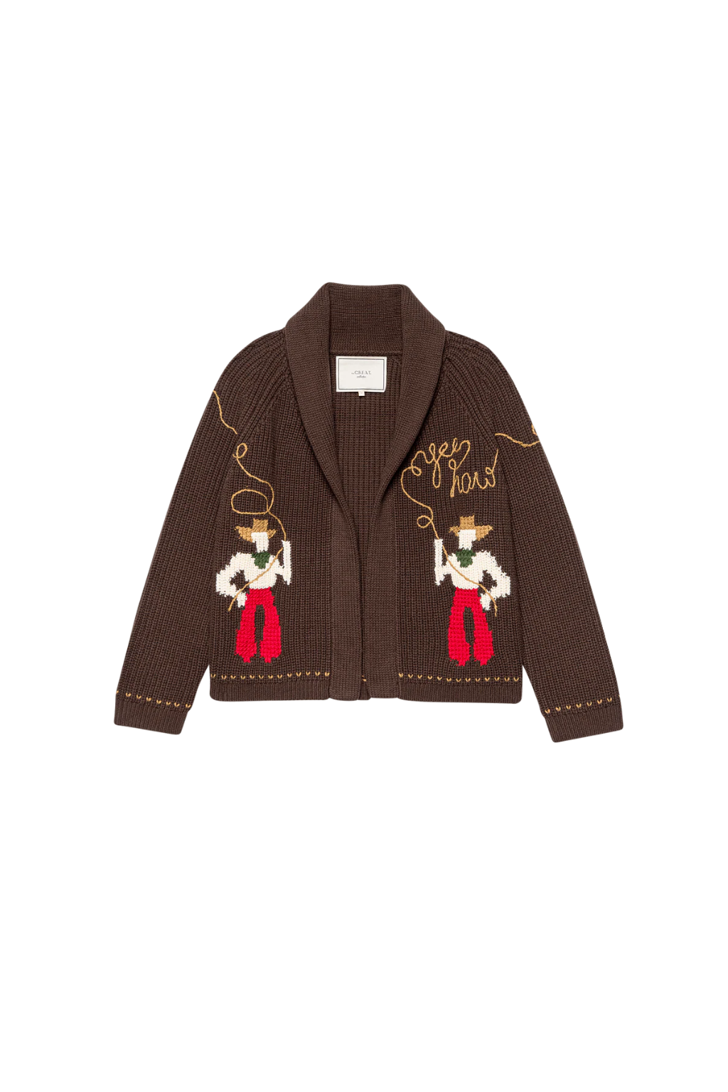 The Lasso Lodge Cardigan.