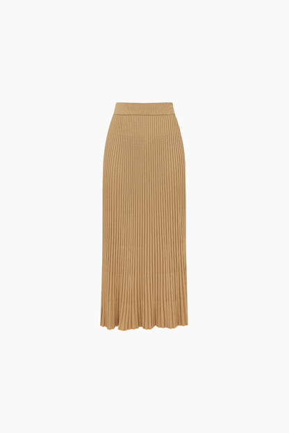 Luna Metallic Midi Skirt
