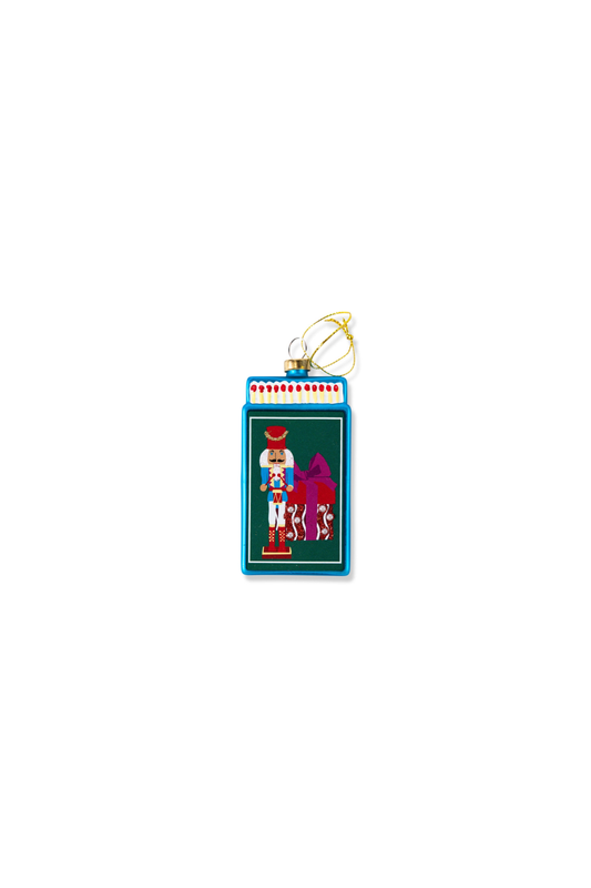 Nutcracker Matchbook Ornament