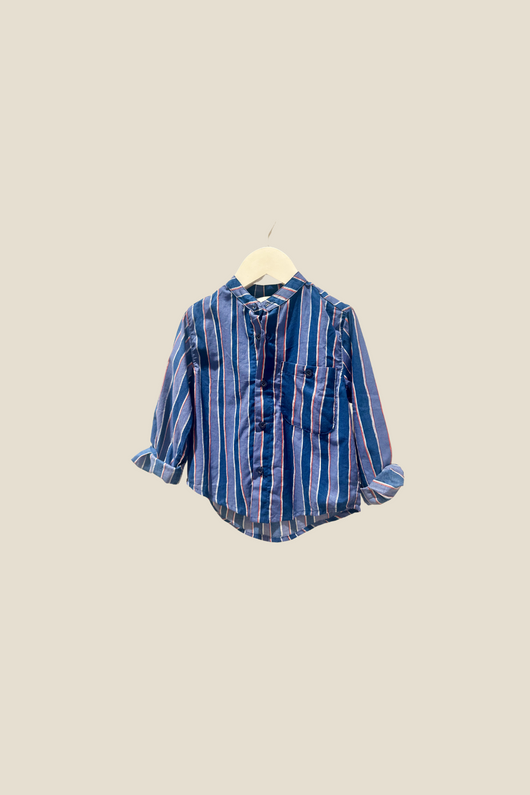 Kids 2-8 Cotton Stripe James Shirt