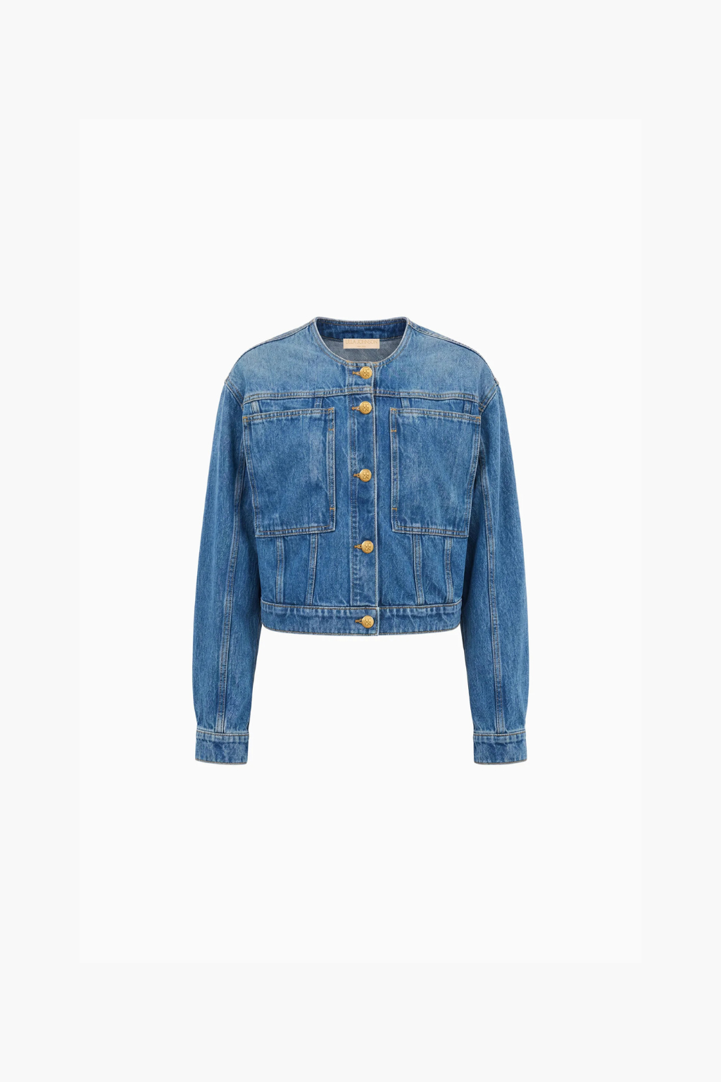 The Briar Collarless Denim Jacket
