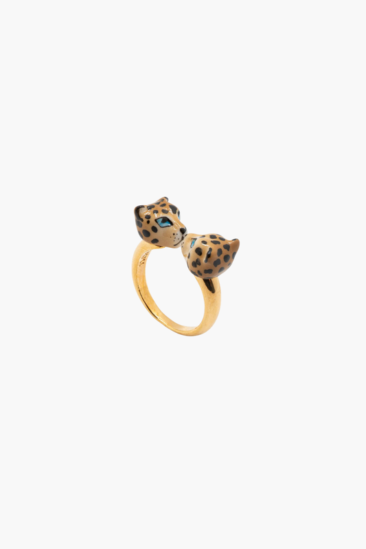 Leopard Face To Face Ring