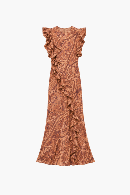 Ameline Sleeveless Silk Dress
