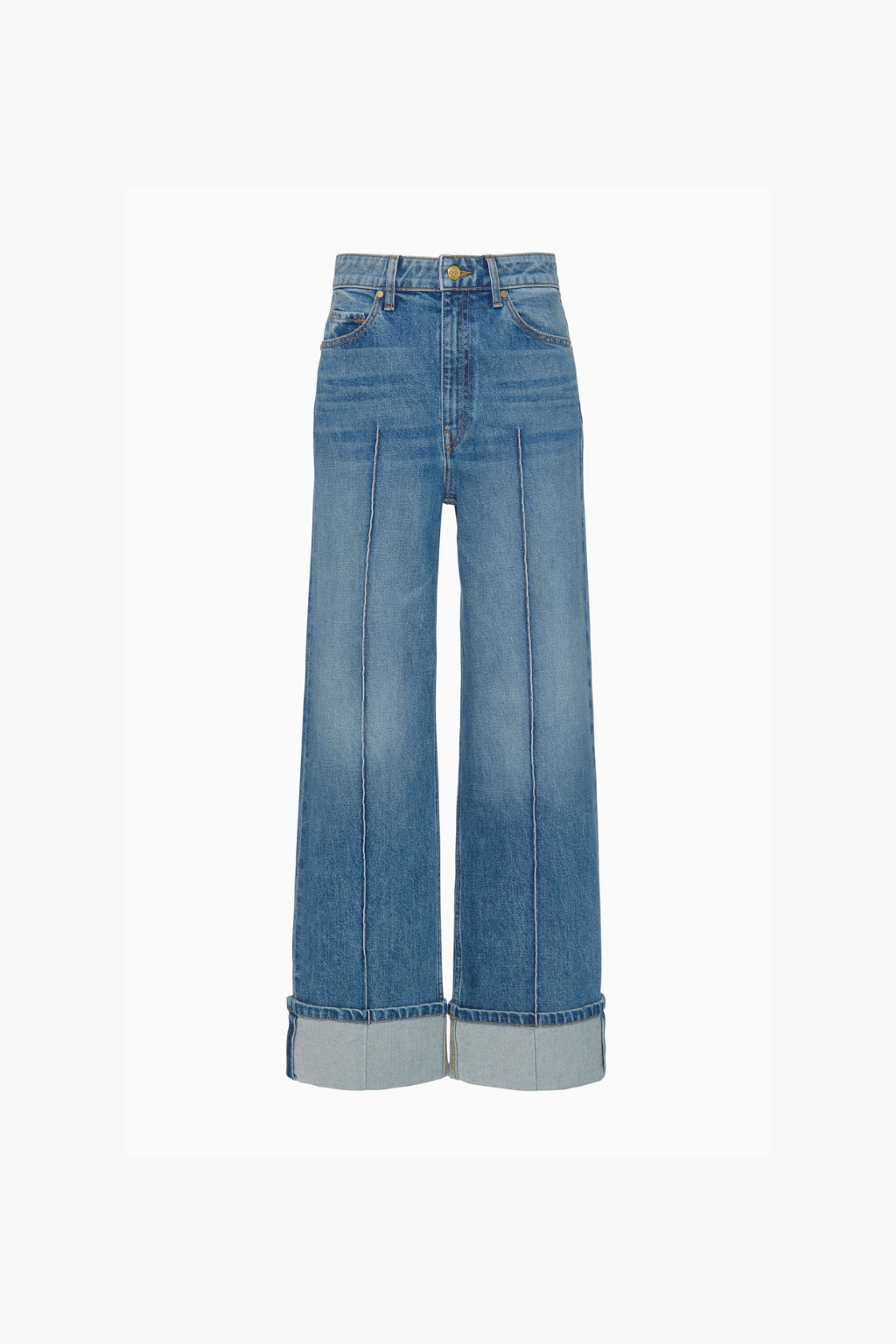 The Genevieve Stretch Pintuck Jean
