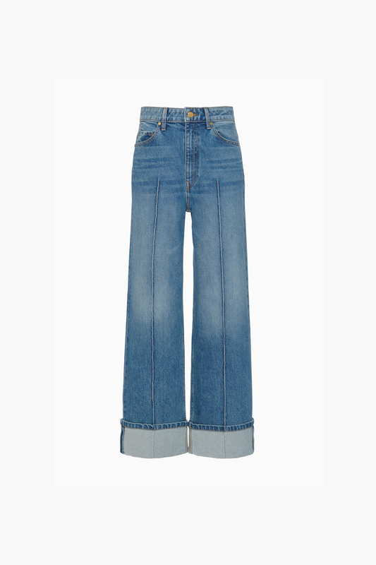 The Genevieve Stretch Pintuck Jean