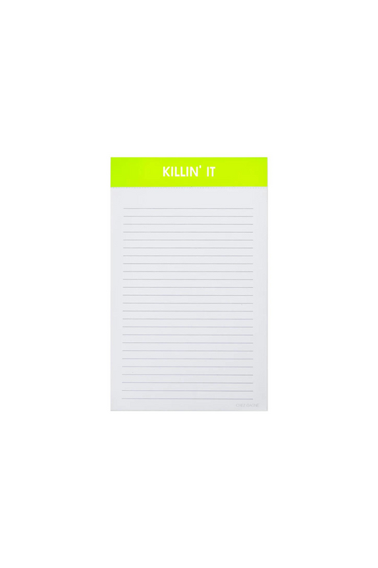 Killin' It Notepad