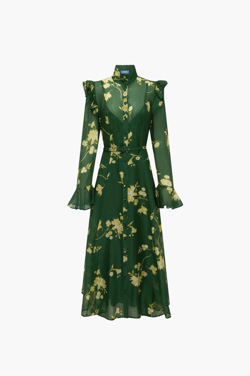 Katrina Butterfly Sleeve Midi Dress