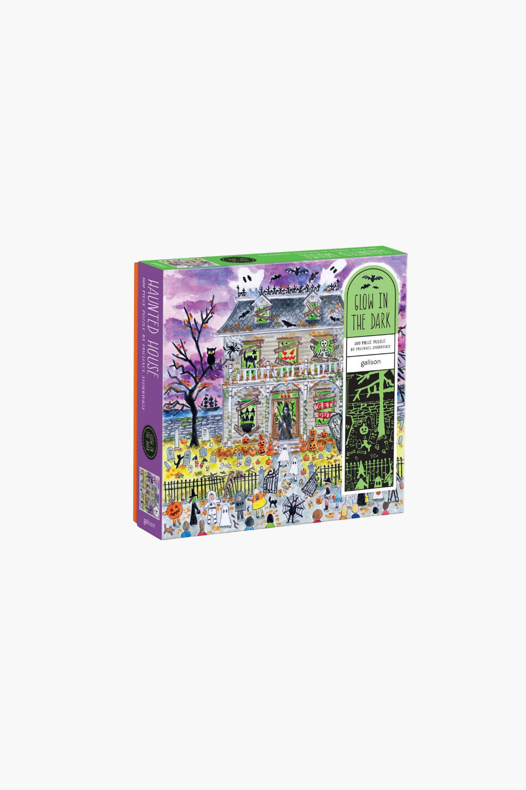 Michael Storrings Haunted House 500 Piece Glow in the Dark Puzzle