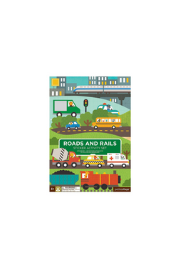 Roads and Rails Sticker Activity Set