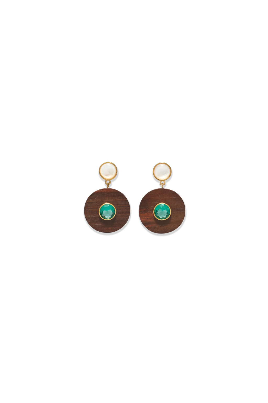 Taj Disk Earrings