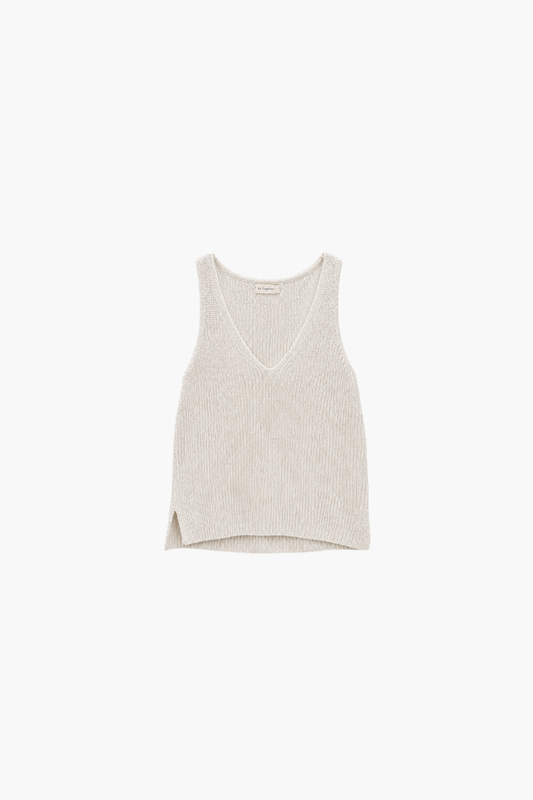 V-Neck Sweater Tank Top